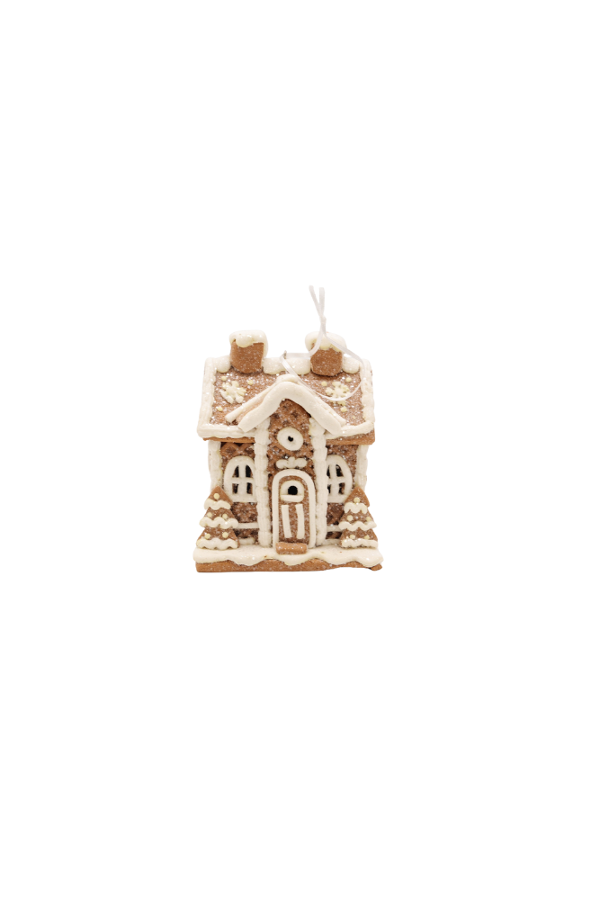 Lighted Gingerbread House Ornaments