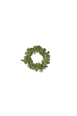 Iced Cedar Mini Wreath