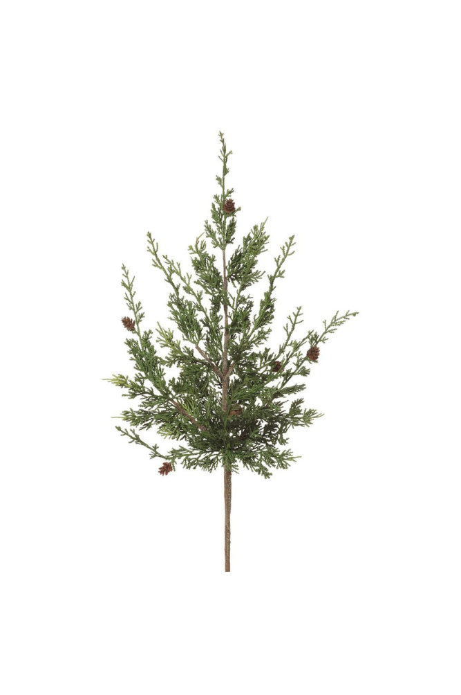 Cedar and Pine Cone Spray 31"