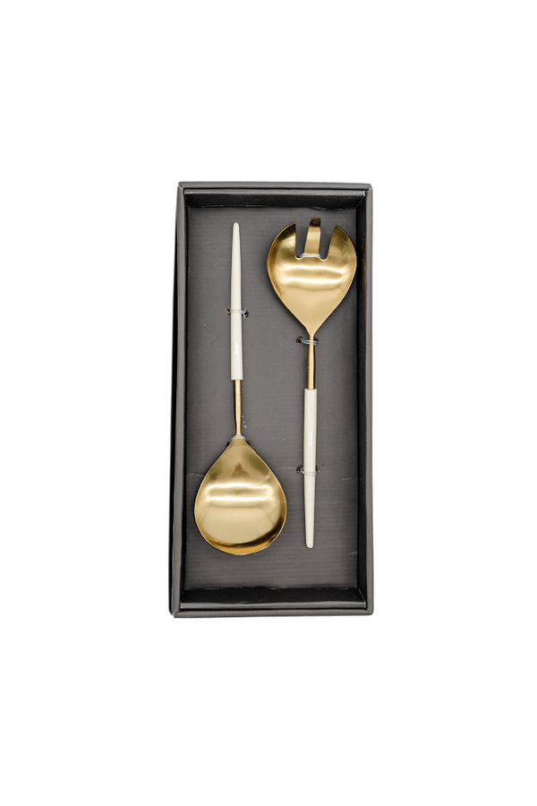 Gold Salad Servers