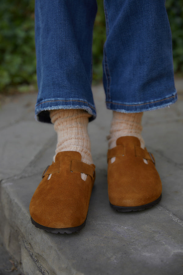 Boston Birkenstock Clog in Mink