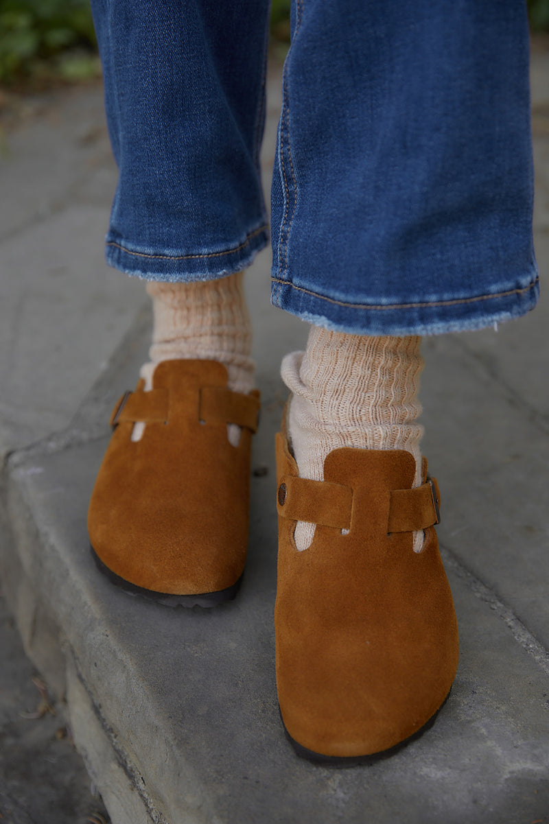 Boston Birkenstock Clog in Mink