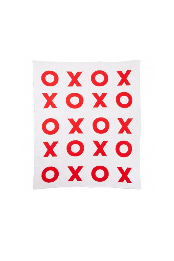 XOXO Red Throw