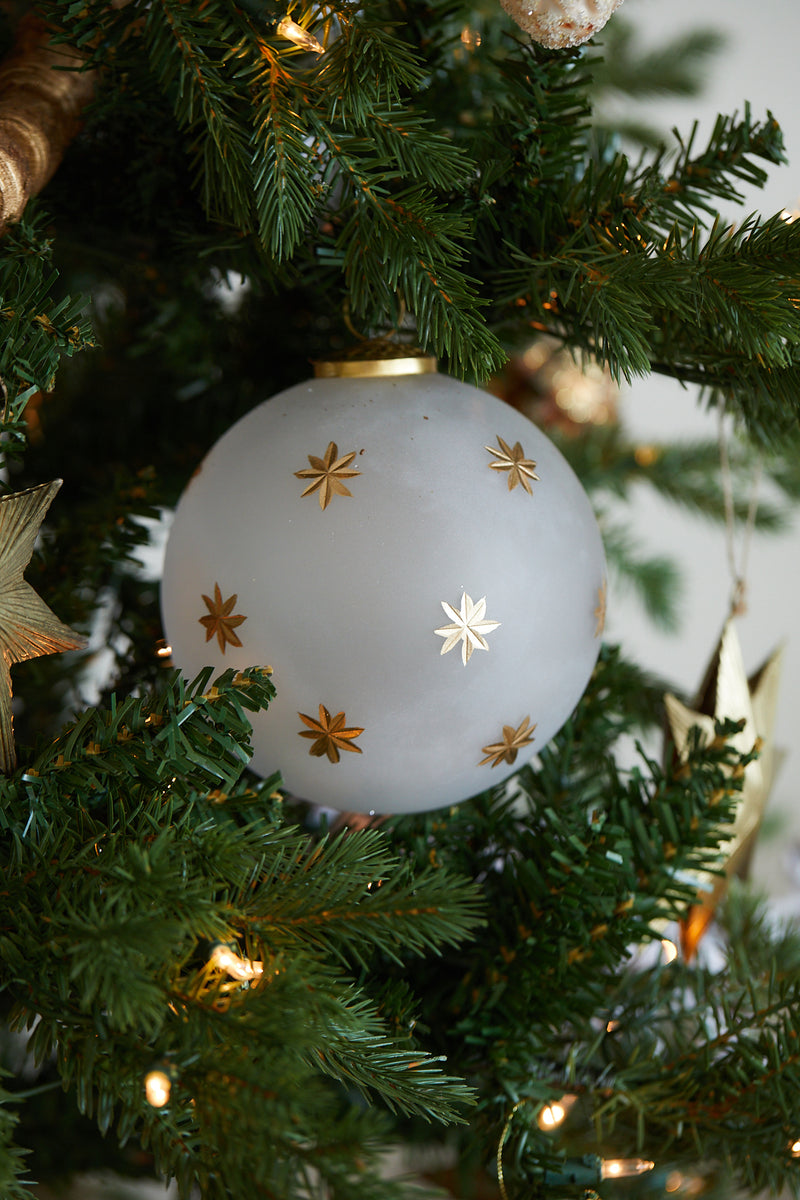 Gold North Star Ornament