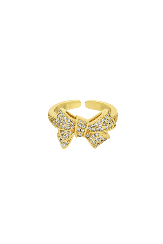 Pave Bow Ring