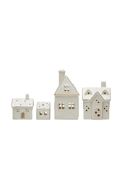 Stoneware LED Village House