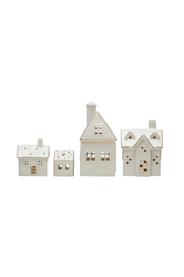 Stoneware LED Village House