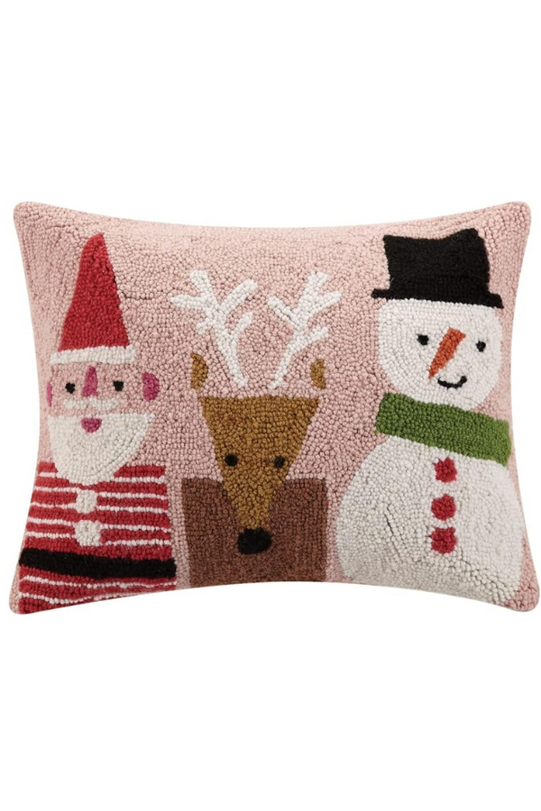 Santa and Friends Hook Pillow