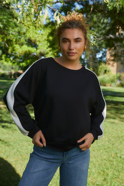 Everly Black Pullover