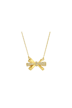 Bow Pendant Necklace