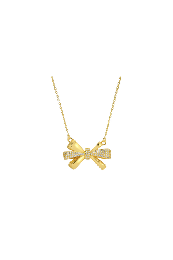 Bow Pendant Necklace