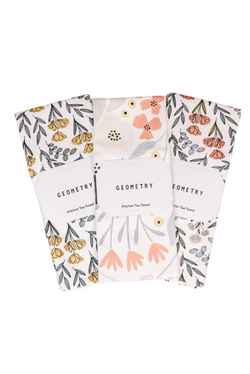 Floral Geometry House Towel