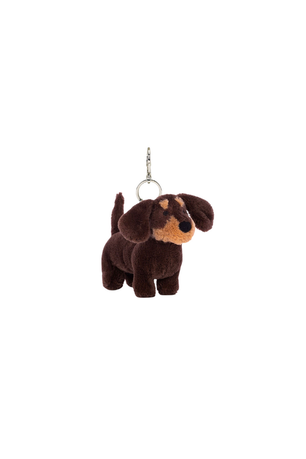 Otto Sausage Dog Bag Charm by Jellycat