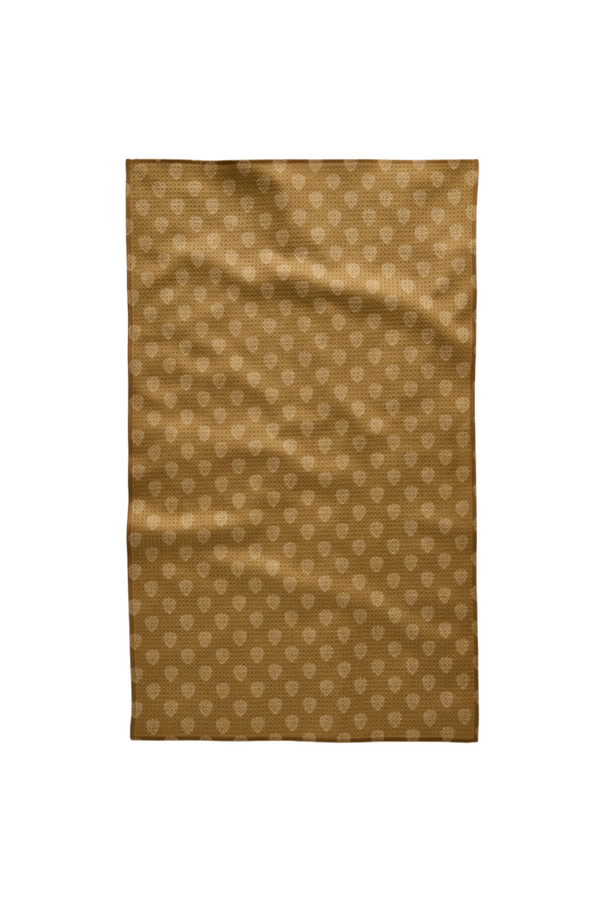 Autry Gold Geometry Tea Towel