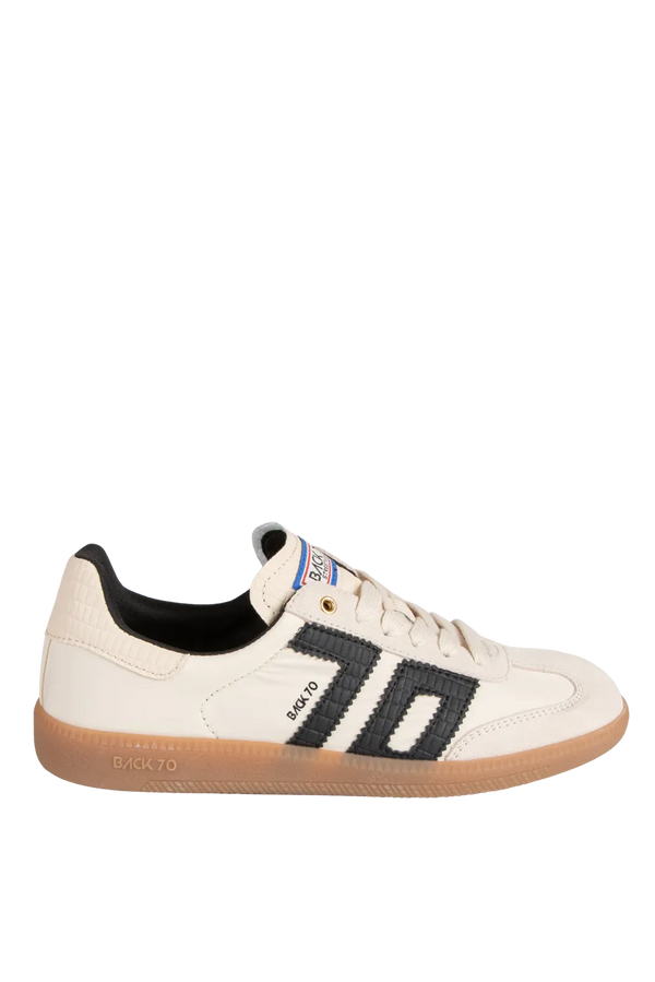 Back 70 Streetwear Ghost Sneaker in Beige & Black