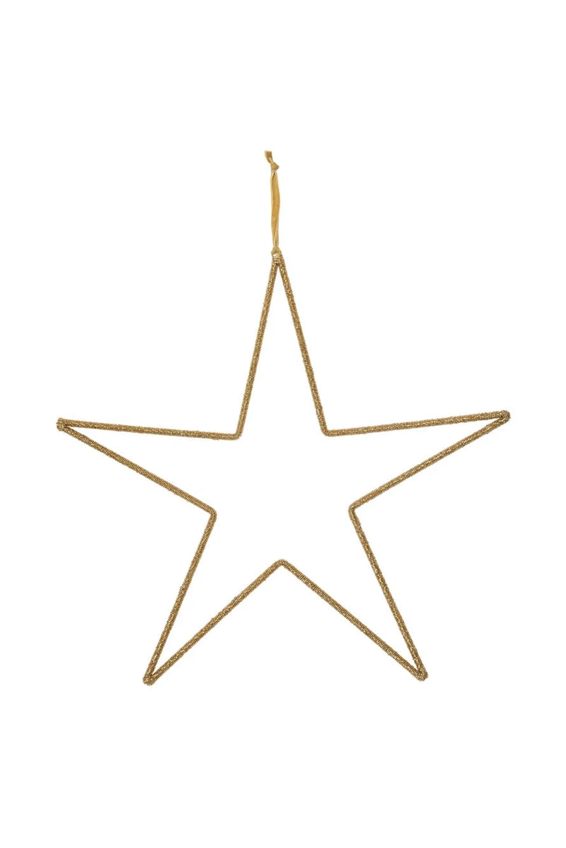 Beaded Hanging Star