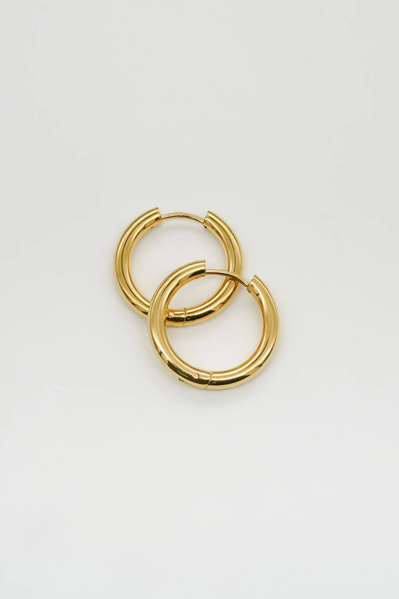 Brenda Grands Gold Hoops