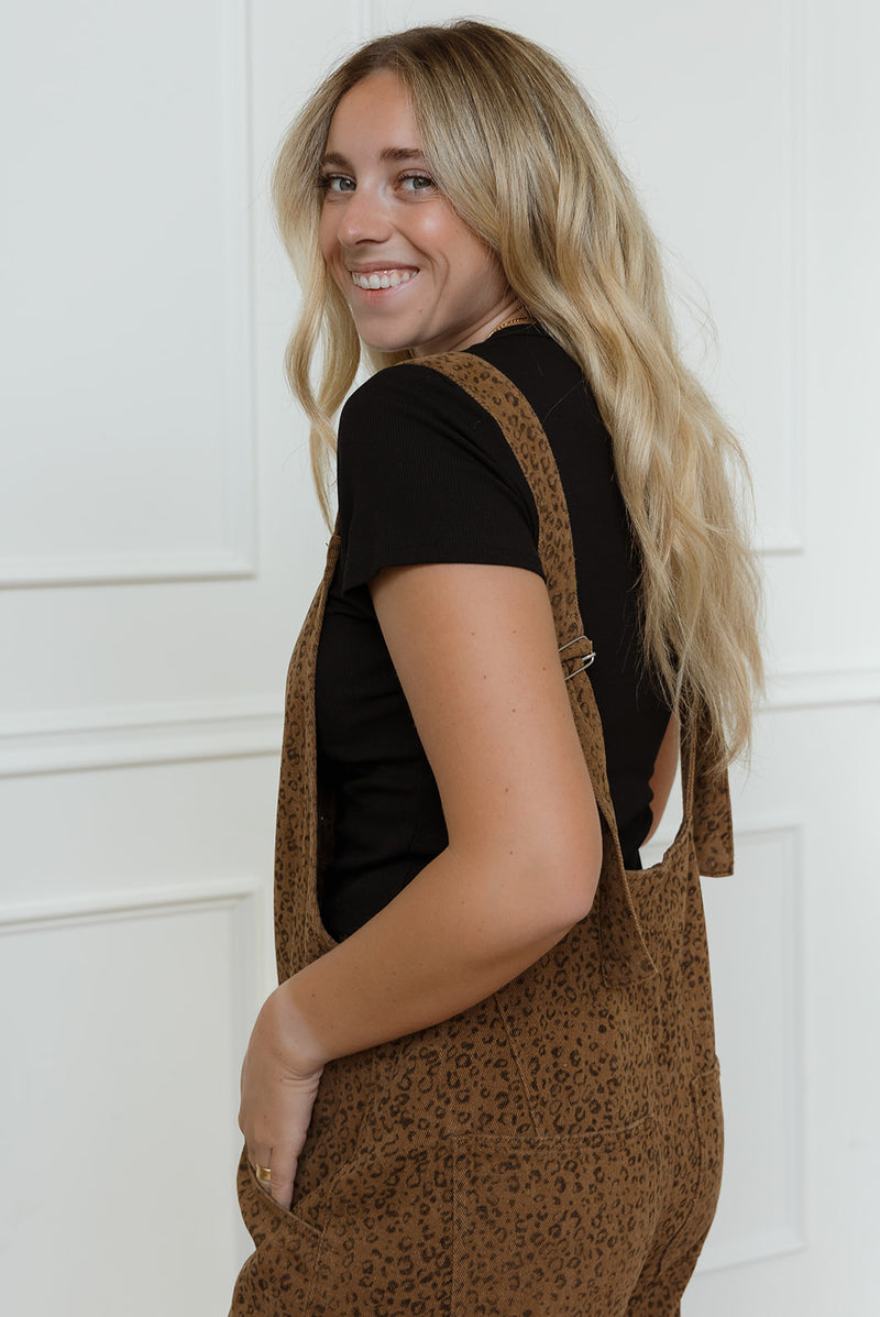 Mari Leopard Overalls