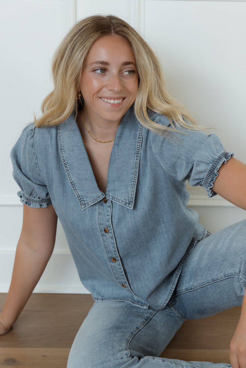 Ray Denim Top