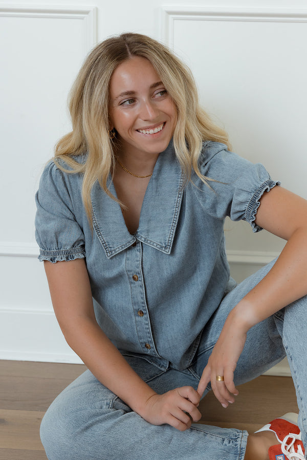 Ray Denim Top