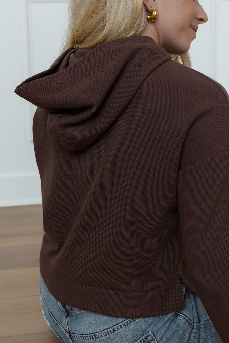 Rhyan Hoodie in Brown