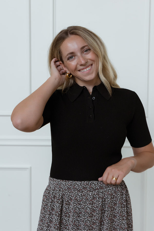 Marina Top in Black
