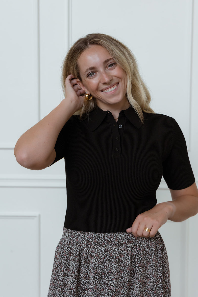 Marina Top in Black