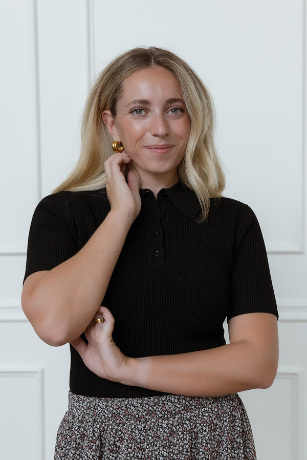 Marina Top in Black