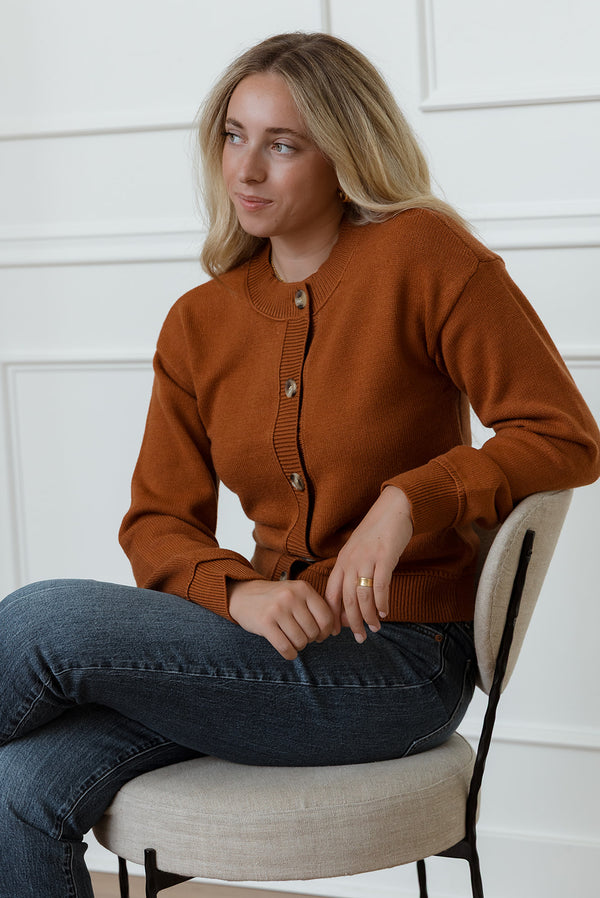 Eliza Cardigan in Rust