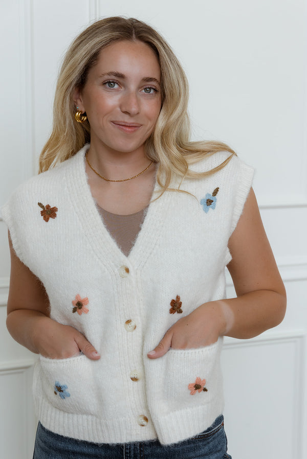 Annie Embroidered Vest