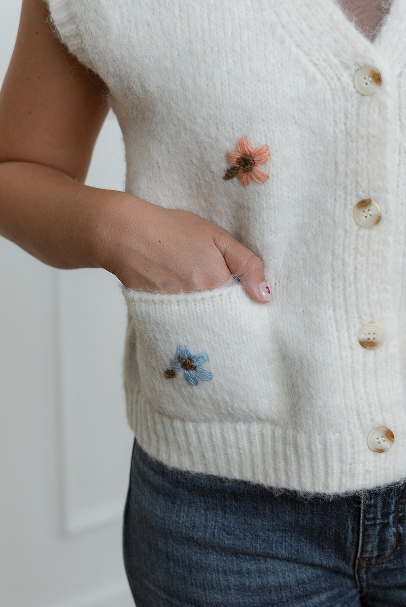Annie Embroidered Vest
