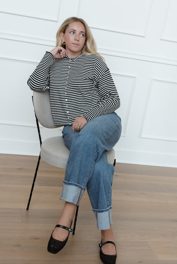 The Striped Elisa Cardigan