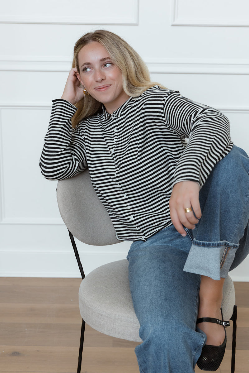 The Striped Elisa Cardigan