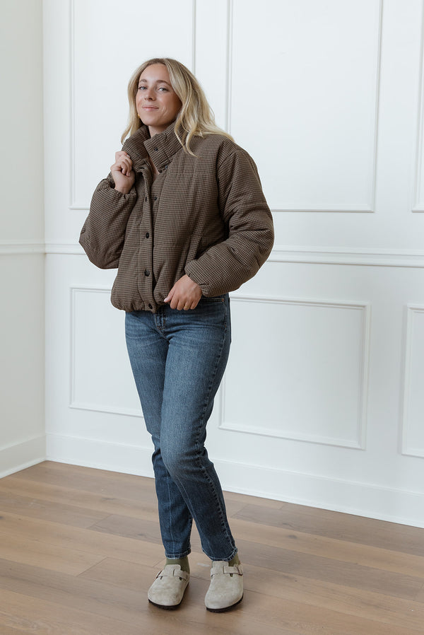 Madi Mocha Puffer Jacket