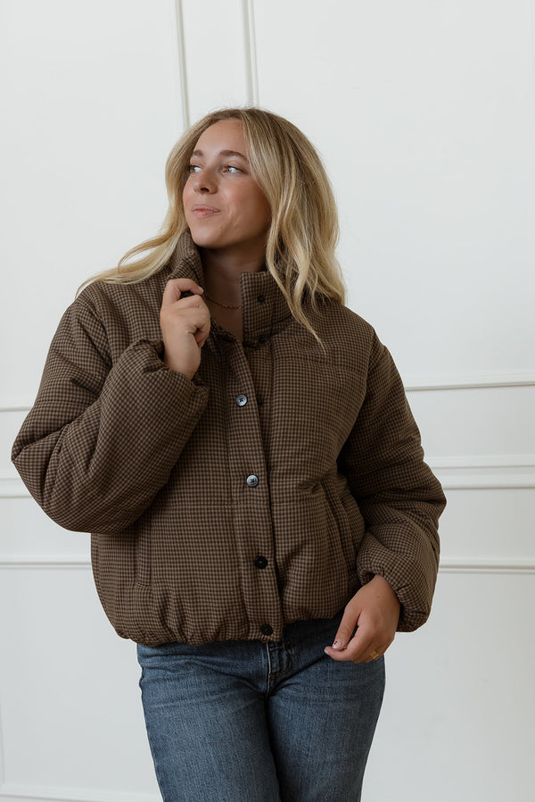 Madi Mocha Puffer Jacket