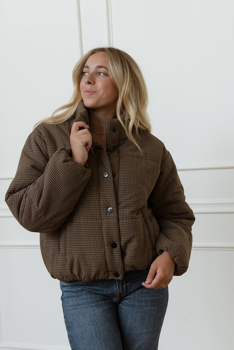 Madi Mocha Puffer Jacket