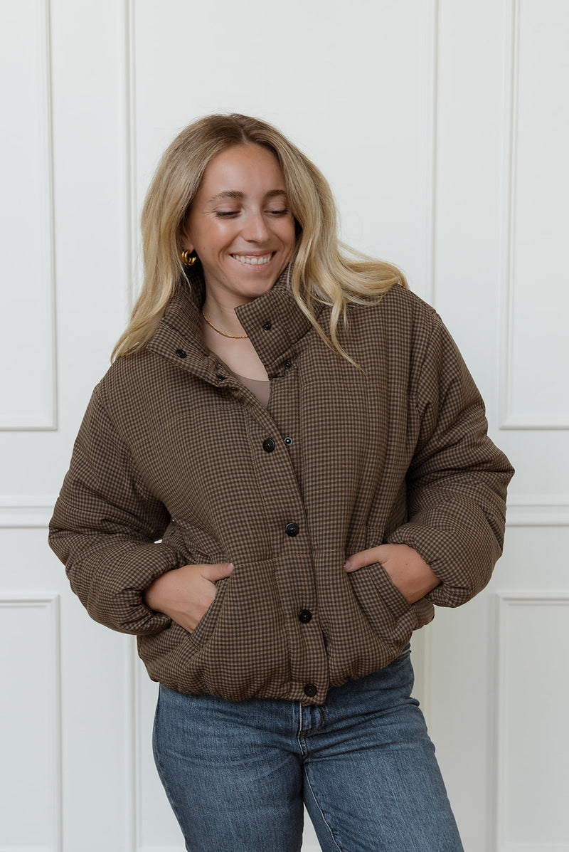 Madi Mocha Puffer Jacket