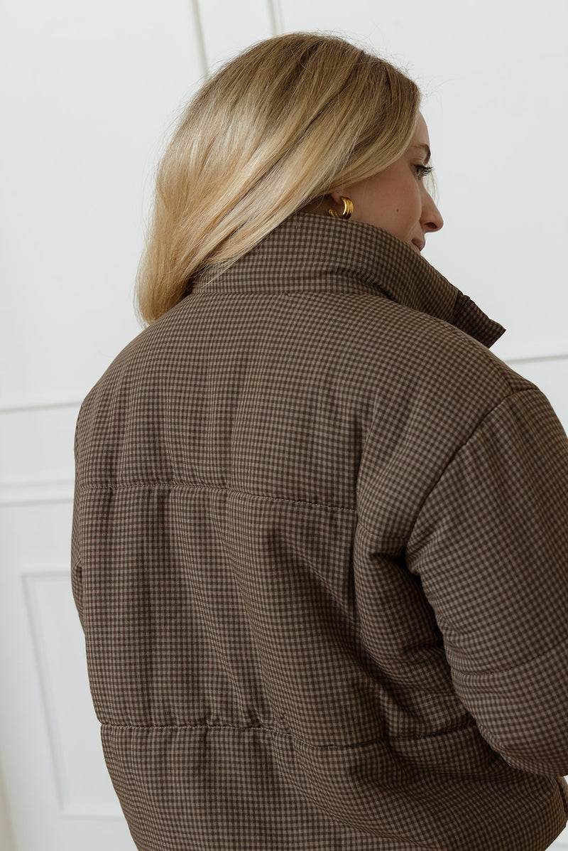 Madi Mocha Puffer Jacket