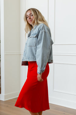 Taylor Red Skirt