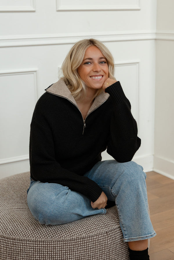 Celia Pullover in Black