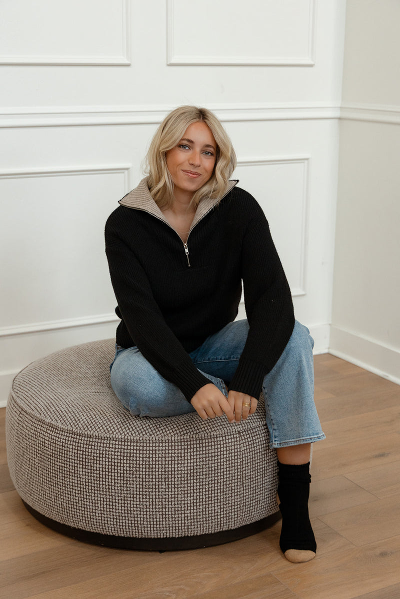 Celia Pullover in Black