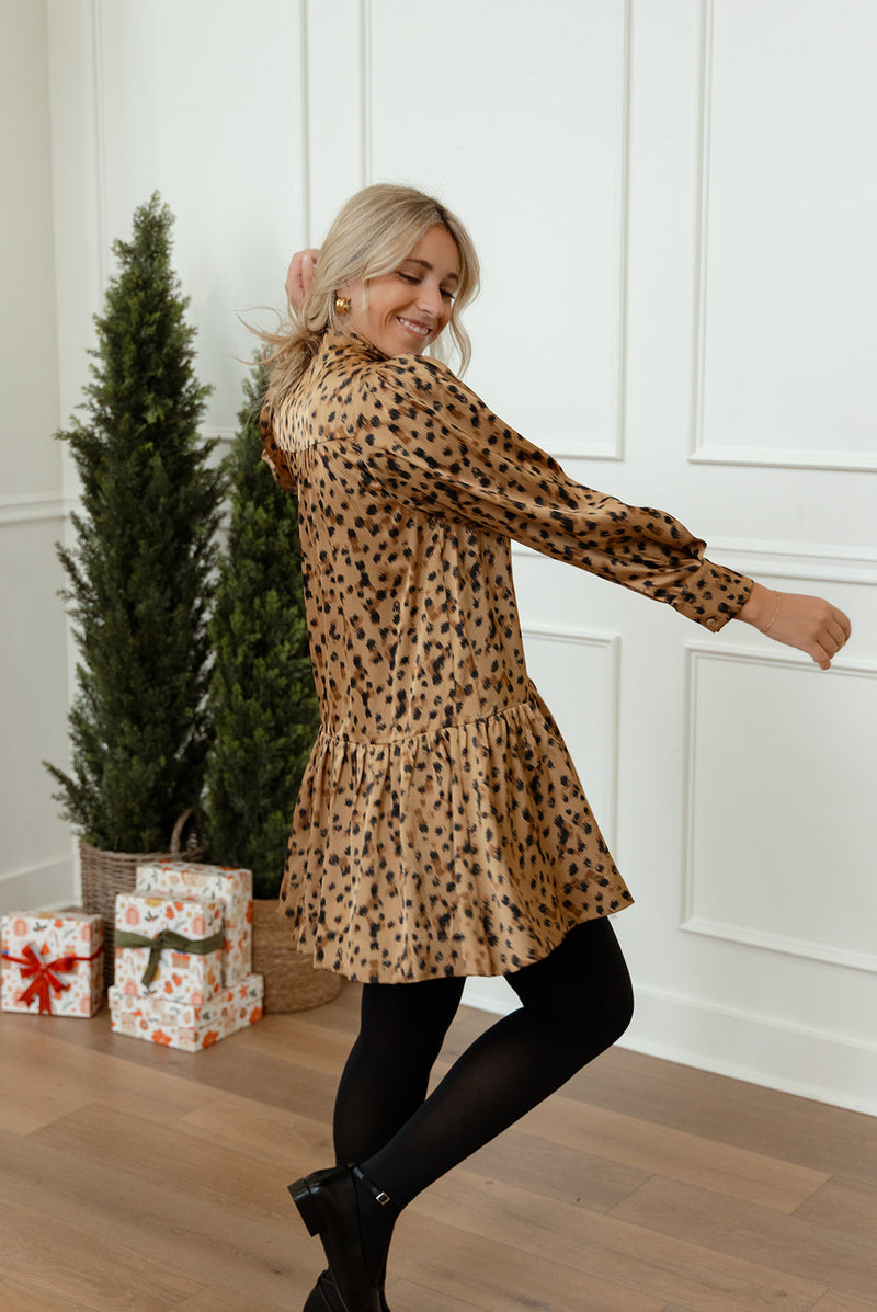 Saylie Leopard Dress