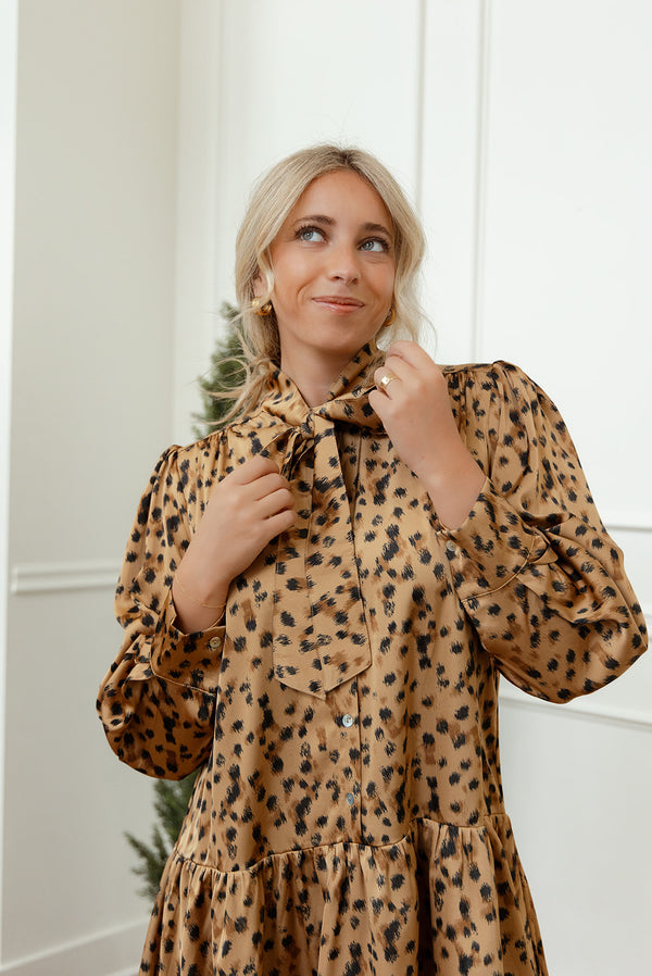 Saylie Leopard Dress