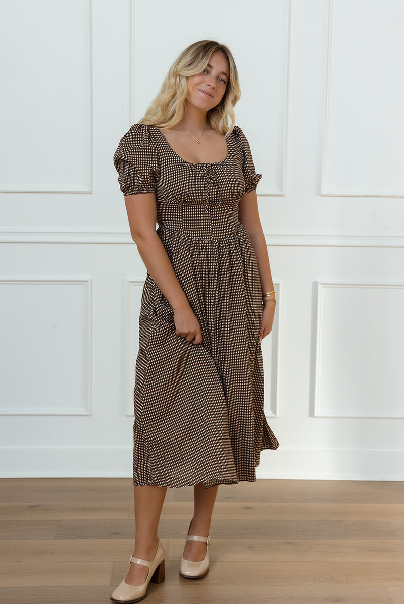 Nia Plaid Dress
