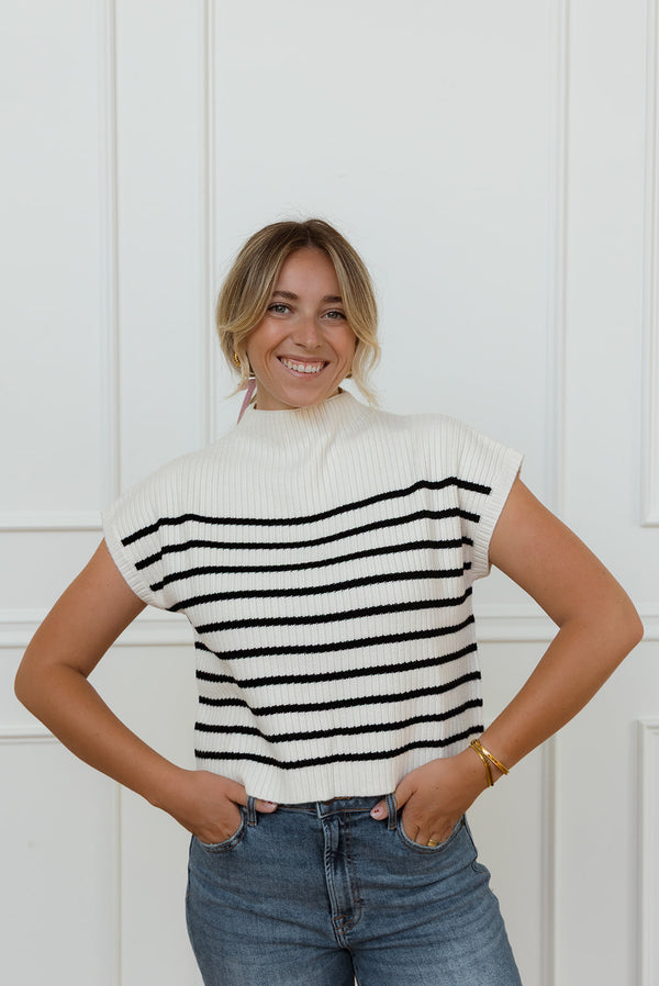 Rosa Striped Sweater Top
