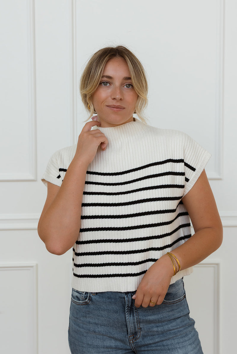 Rosa Striped Sweater Top