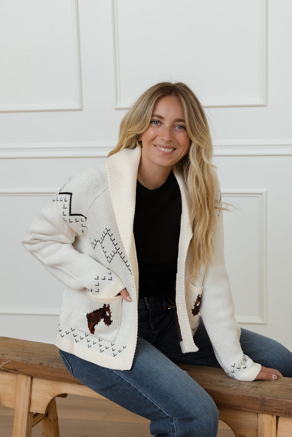 Emma Ivory Cardigan