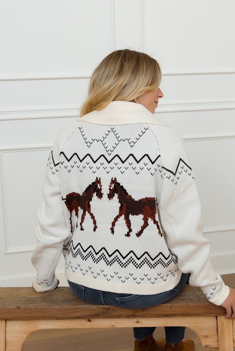 Emma Ivory Cardigan