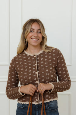 Cocoa Button Down Cardigan