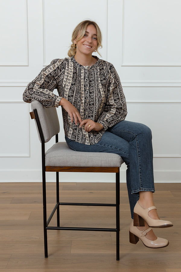 Rosalie Black Top